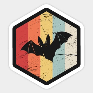 Retro 70s Bat Sticker